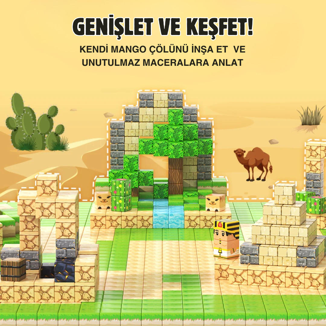 Manyetik Çöl Seti - 100 Parça