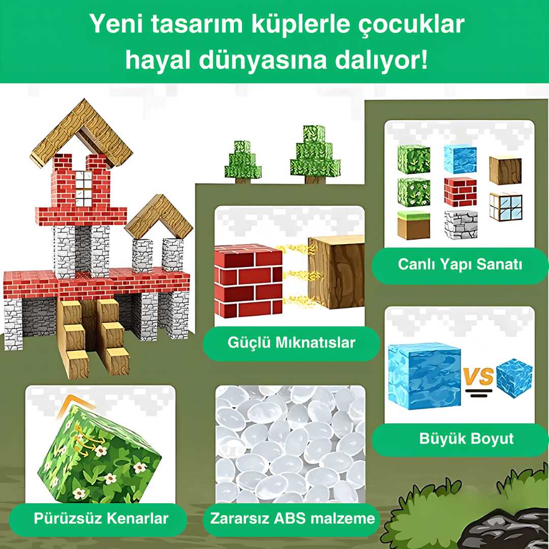 Manyetik Oyun Seti - 100 Parça