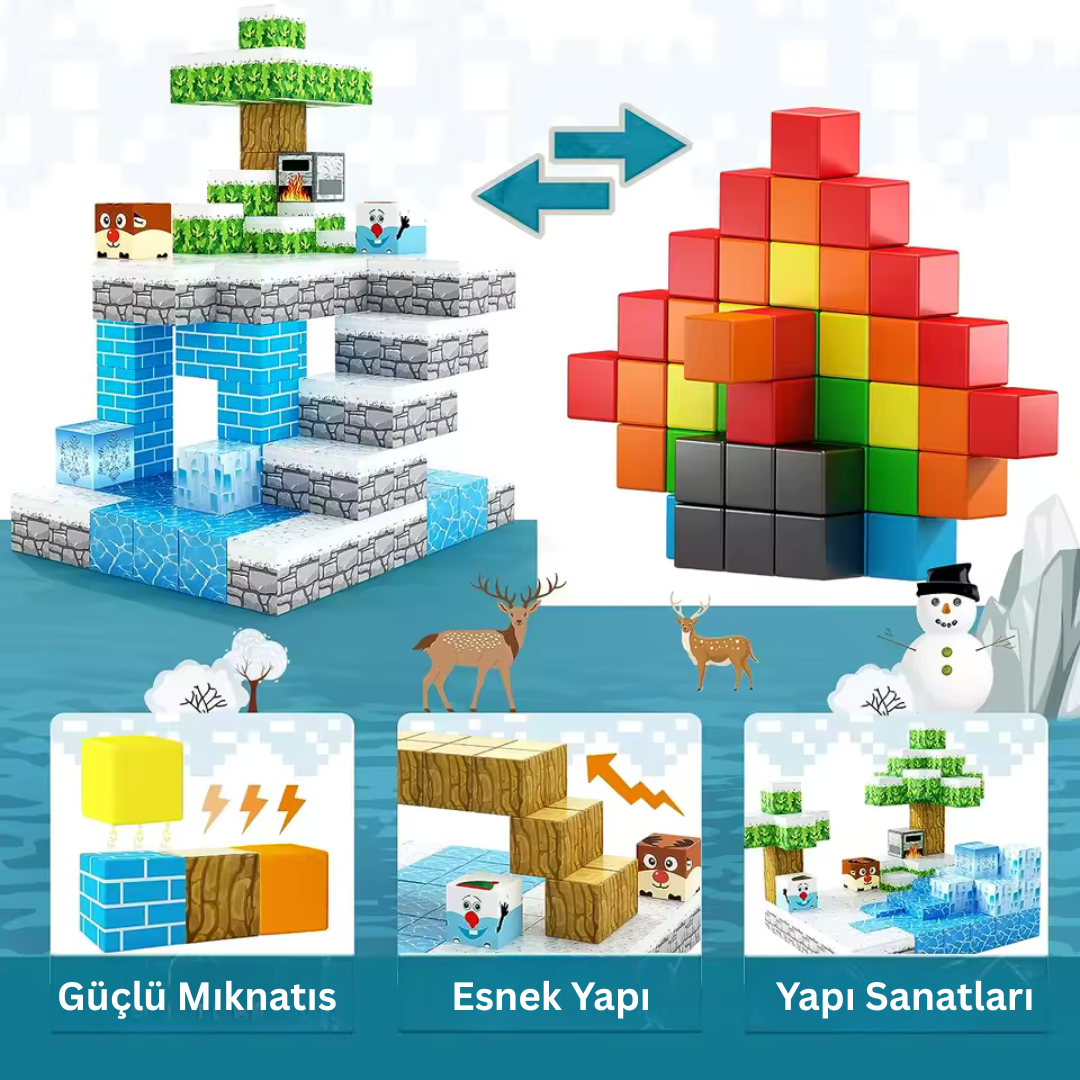 Manyetik Buzul Seti - 150 Parça