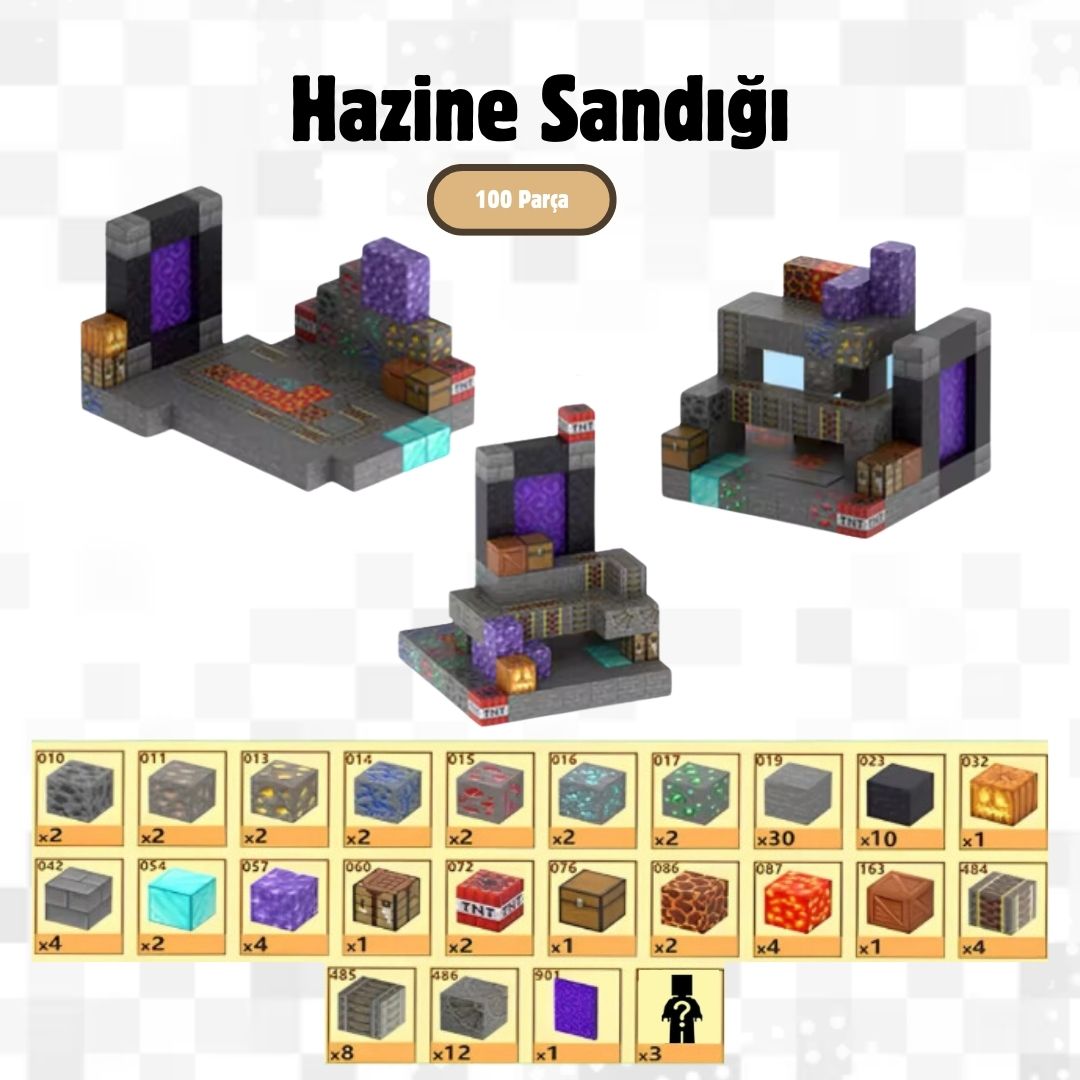 Manyetik Hazine Seti - 100 Parça