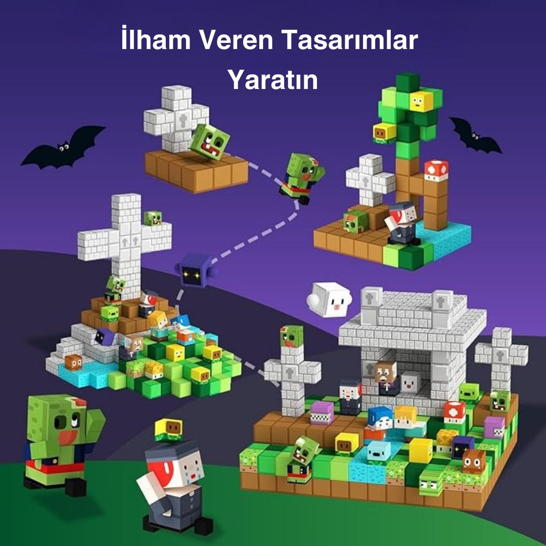 Manyetik Canavar Seti - 180 Parça