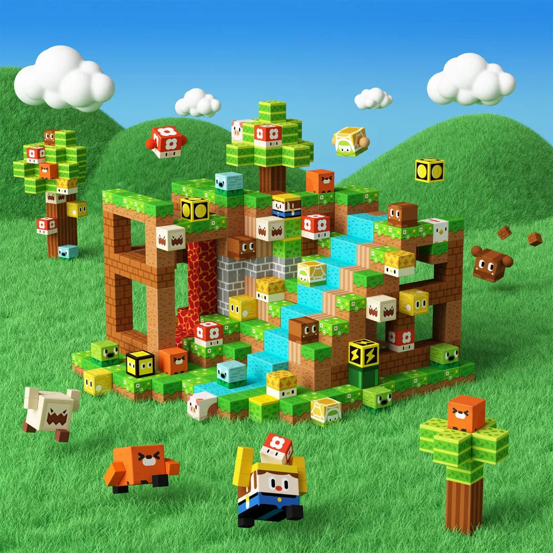 Manyetik Mario Seti - 150 Parça