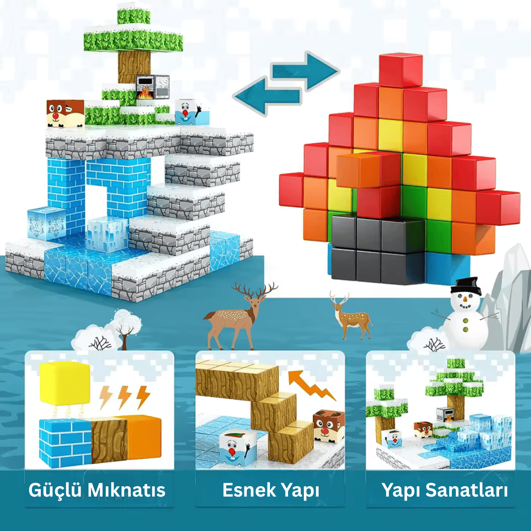Manyetik Buzul Seti - 150 Parça