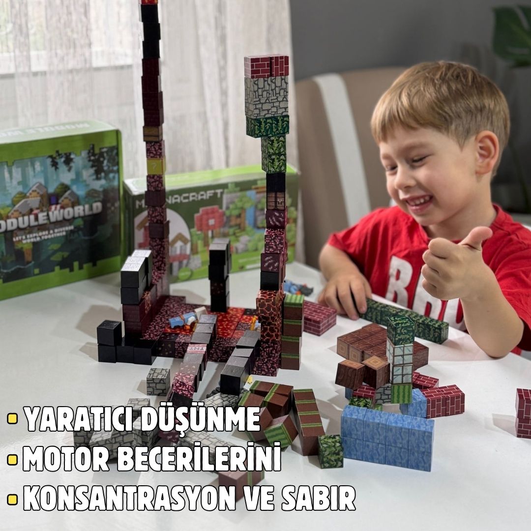 Manyetik Tapınak Oyun Seti - 80 Parça