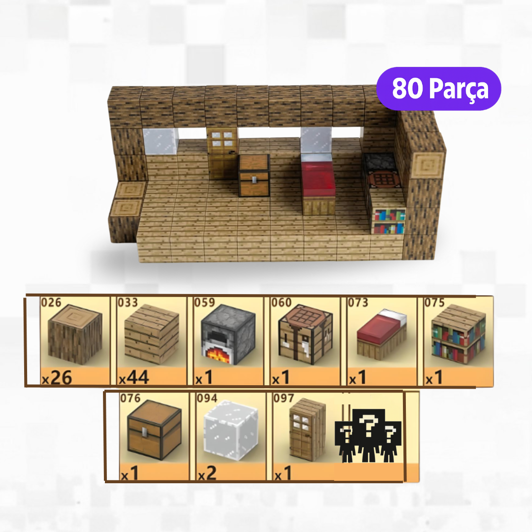 Manyetik Tapınak Oyun Seti - 80 Parça